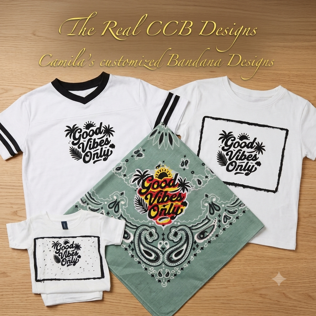 Bandana T shirt combo hand made