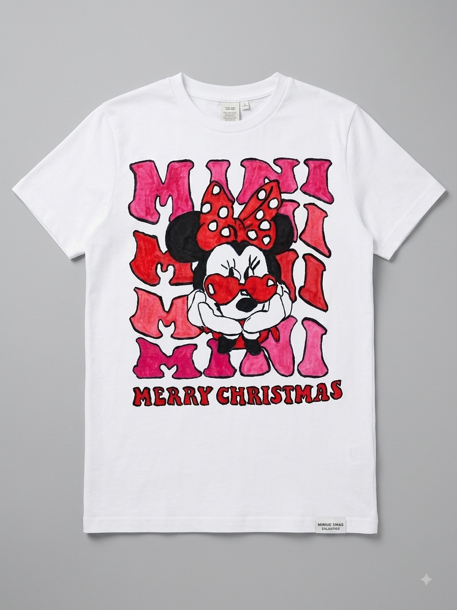 Christmas Hand Made Custom Painted T shirts - Image 4