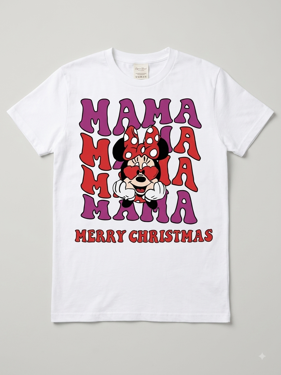 Christmas Hand Made Custom Painted T shirts - Image 2