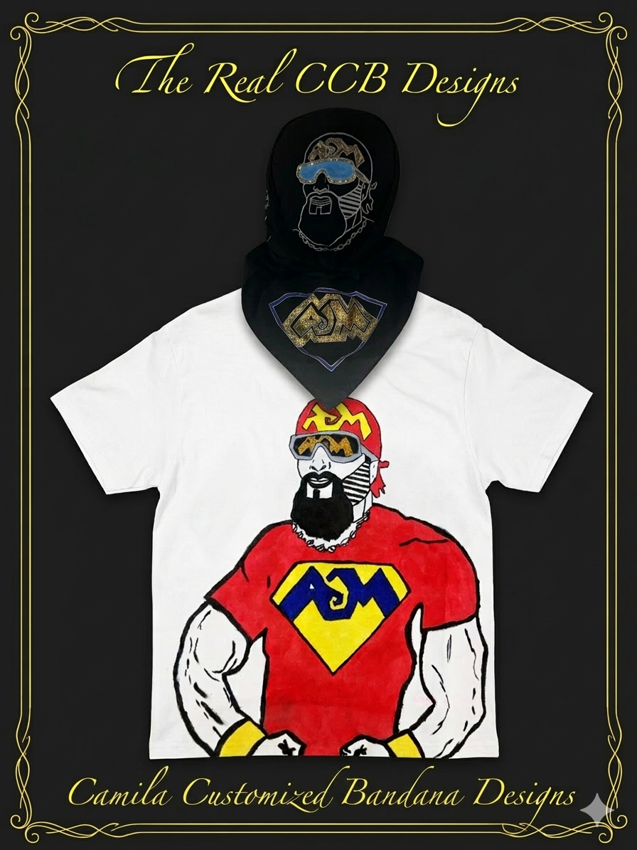 Bandana T shirt combo hand made - Image 3