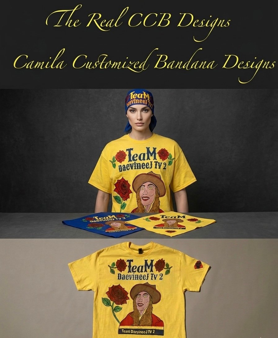 Bandana T shirt combo hand made - Image 4